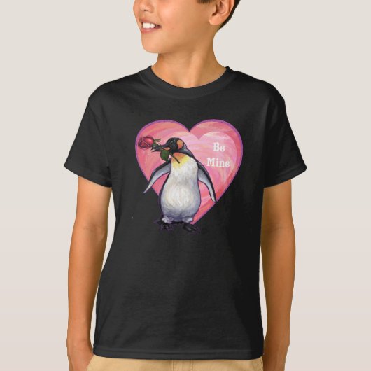 Penguin Valentijnsdag T-shirt (Voorkant)