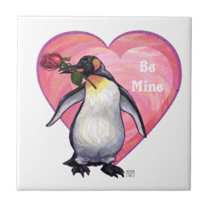 Penguin Valentijnsdag Tegeltje
