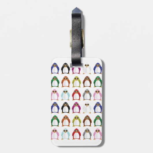 Penguin Variety Bagagelabel (Achterkant verticaal)