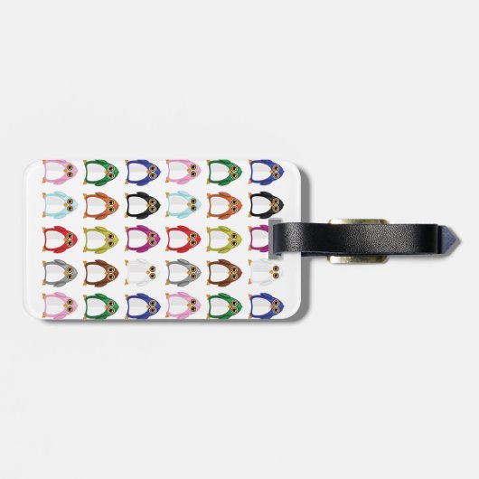 Penguin Variety Bagagelabel (Achterkant horizontaal)