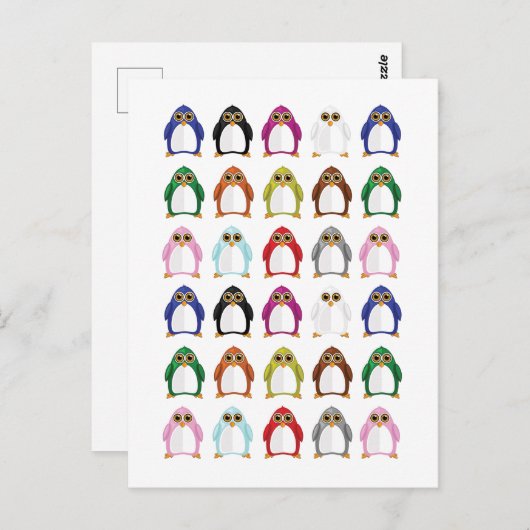 Penguin Variety Briefkaart (Voorkant / Achterkant)