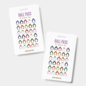 Penguin Variety Hall Pass Badge (Voor- en achterkant)