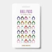 Penguin Variety Hall Pass Badge (Achterkant)
