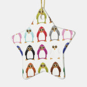 Penguin Variety Keramisch Ornament (Links)