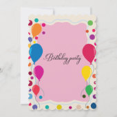 Penguin Verjaardag Uitnodiging | Jongens & Meisjes (Achterkant)