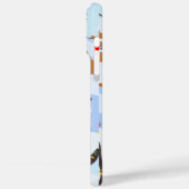 Penguin verlicht Kerstmis Case-Mate iPhone Case (Achterkant / Links)