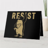 Penguin verzet tegen protest tegen tarieven kaart (Voorkant)