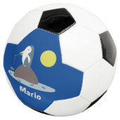 Penguin Vis Monogram Naam Voetbal (Drie kwart)