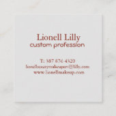 Penguin Visitekaartje (Achterkant)