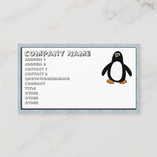 Penguin Visitekaartjes (Voorkant)