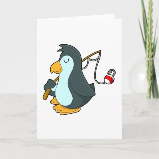 Penguin Vissen met Geviste Kaart (Voorkant)