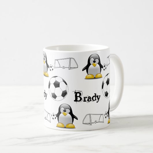 Penguin Voetbal Leuke Mok (Voorkant rechts)