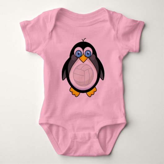 Penguin Volleyball Gift Romper (Voorkant)