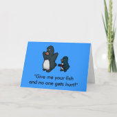 Penguin wacht! kaart (Voorkant)