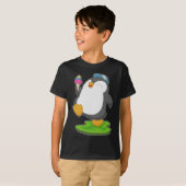 Penguin Waffle ijs T-shirt (Voorkant volledig)