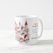 Penguin "Wake Up and Sparkle" Winter Mug Koffiemok (Voorkant rechts)