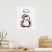 Penguin Wall Art | Poster van kunstmatig zure dier (Keuken)