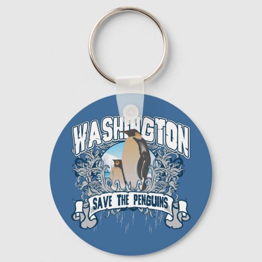 Penguin Washington Sleutelhanger (Voorkant)