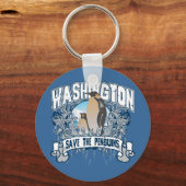 Penguin Washington Sleutelhanger (Voorkant)