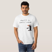 Penguin, wat?  Ik zweer het, het is een tafeltje! T-shirt (Voorkant volledig)