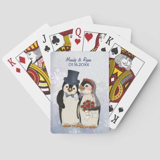 Penguin Wedding - Aanpassen Speelkaarten (Achterkant)