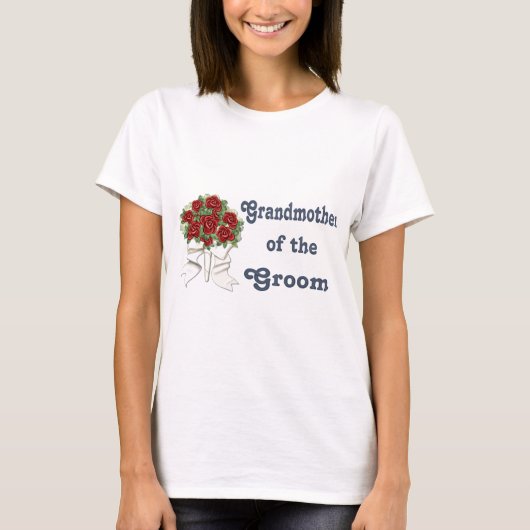 Penguin Wedding - Groom - Grootmoeder T-shirt (Voorkant)