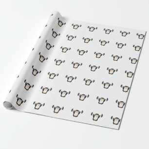 Penguin Weightlift Cadeaupapier