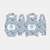 Penguin Winter Baby shower Favoriet Box Bedankdoosjes (Uitgevouwen)
