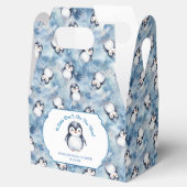Penguin Winter Baby shower Favoriet Box Bedankdoosjes (Geopend)