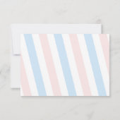 Penguin Winter Gender onthullen Hartelijk dank Bedankkaart (Achterkant)