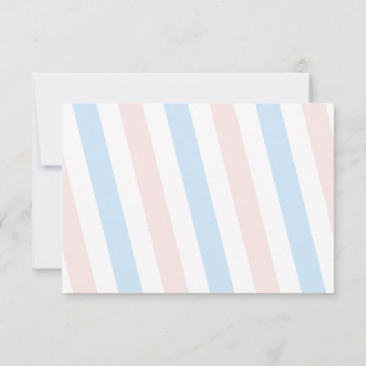 Penguin Winter Gender onthullen Hartelijk dank Bedankkaart (Achterkant)