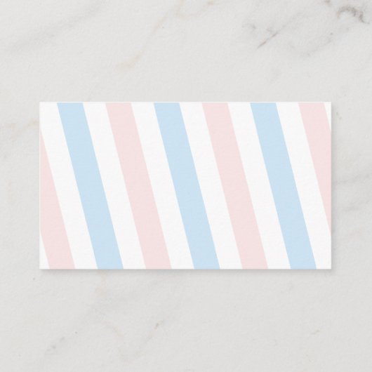 Penguin Winter Gender onthulling diaper Raffle Informatiekaartje (Achterkant)