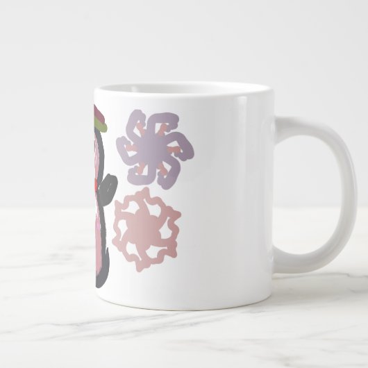 Penguin Winter  Grote Koffiekop (Rechts)