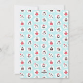 Penguin Winter Holiday Creëer Memories Foto Feestdagenkaart (Achterkant)