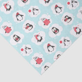 Penguin Winter Holiday Tissuepapier (Detail)