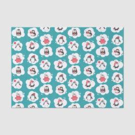 Penguin Winter Holiday Tissuepapier