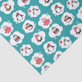 Penguin Winter Holiday Tissuepapier (Detail)