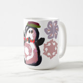 Penguin Winter  Koffiemok (Voorkant rechts)