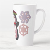 Penguin Winter  Latte Mok (Rechts)