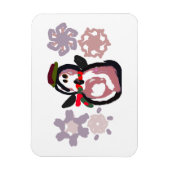 Penguin Winter  Magneet (Verticaal)
