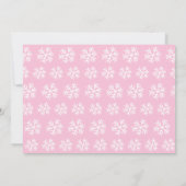 Penguin Winter ONEderland Birthday Invitations Kaart (Achterkant)