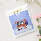 Penguin Winter Snow Birthday Baby shower Gift Bedankzakje (Gezegeld)