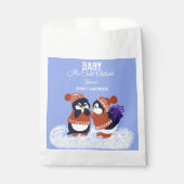 Penguin Winter Snow Birthday Baby shower Gift Bedankzakje (Voorkant)