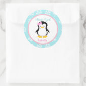 Penguin Winter Snowflake Favoriet Stickers (Tas)