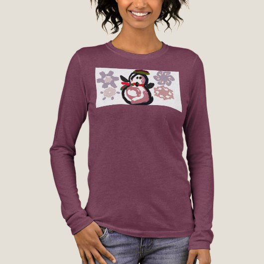 Penguin Winter Tri-Blend Shirt (Voorkant)