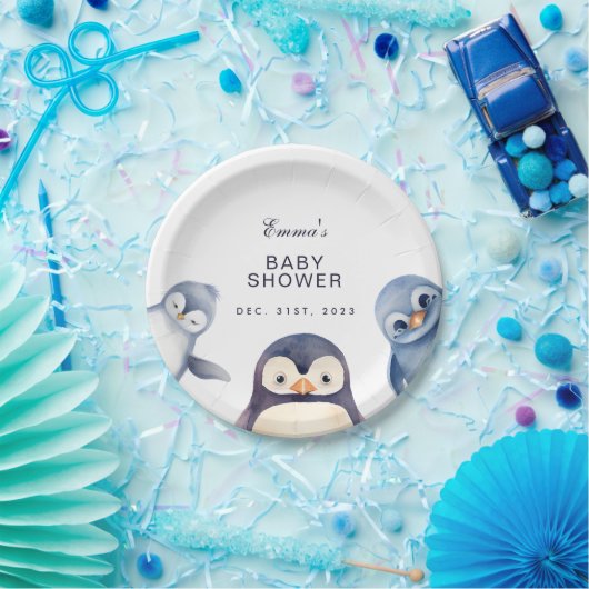 Penguin Winter Wonderland-thema Paper Bord (Feest)