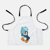 Penguin with Fish Schort (Voorkant)