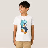 Penguin with Fish T-shirt (Voorkant volledig)