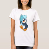 Penguin with Fish T-shirt (Voorkant)
