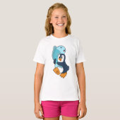 Penguin with Fish T-shirt (Voorkant volledig)